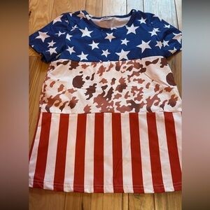 Patriotic Stars and Stripes Kids Shirt